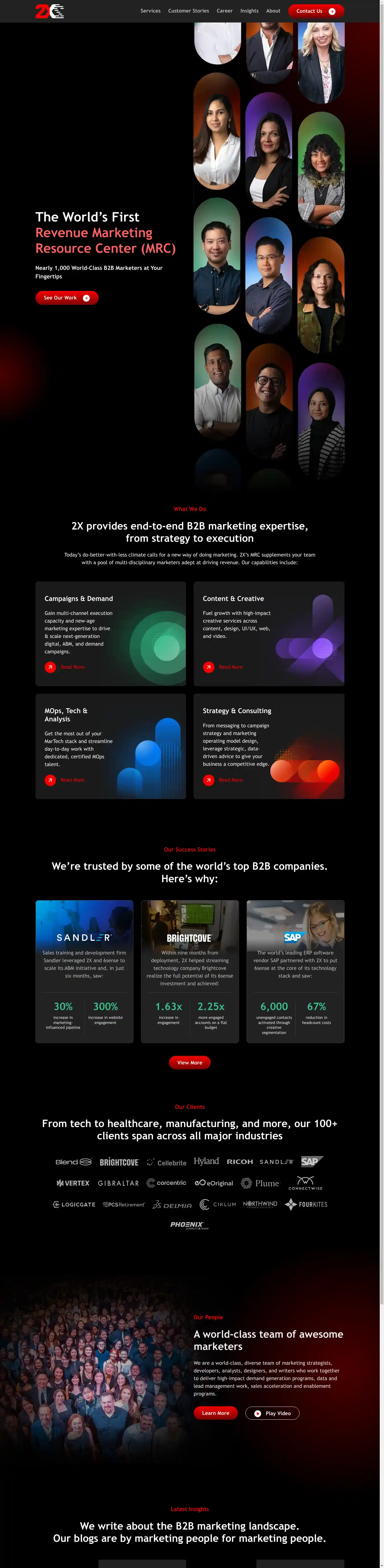 Desktop Screenshot for 2x.marketing