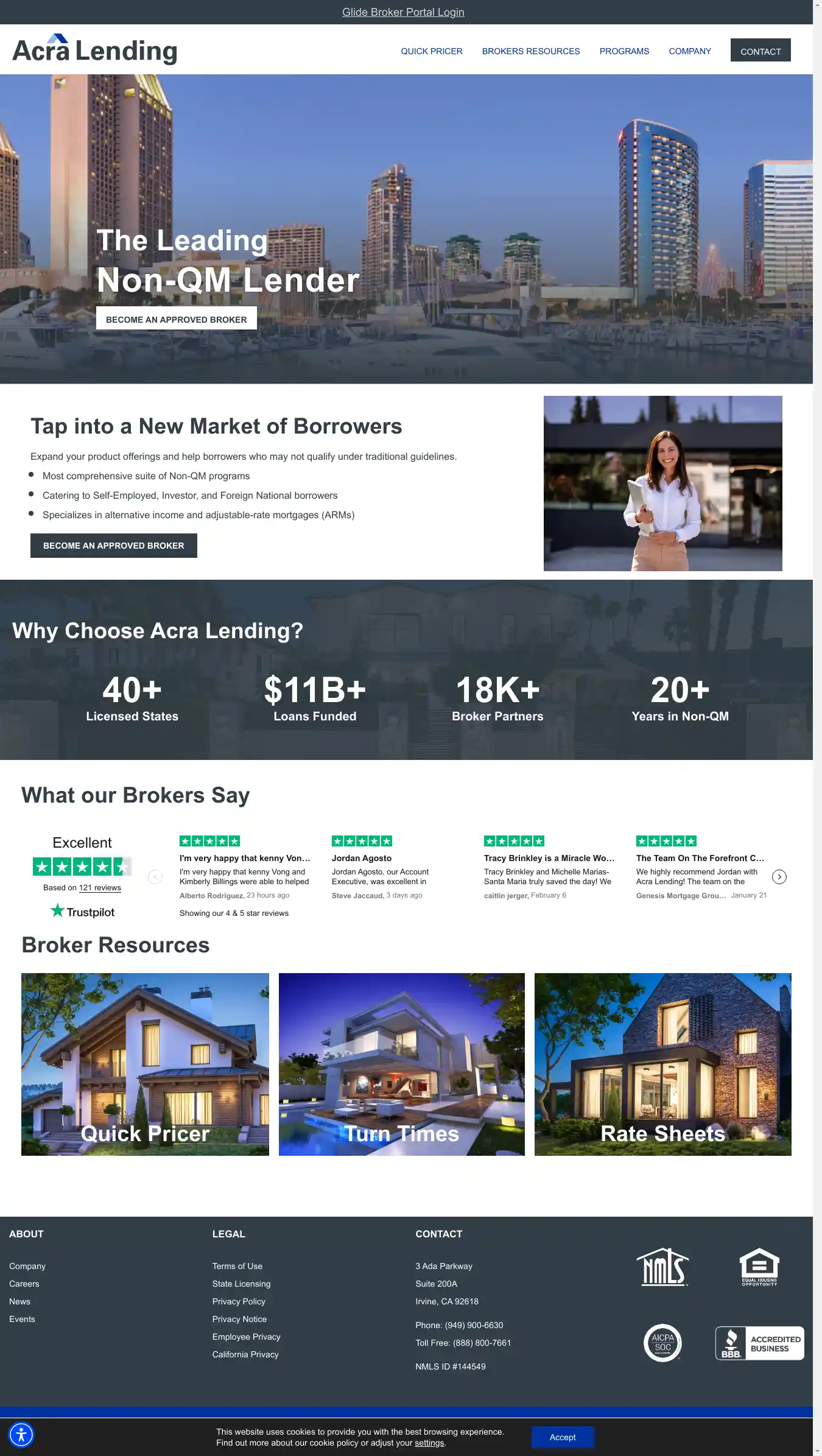 Desktop Screenshot for acralending.com