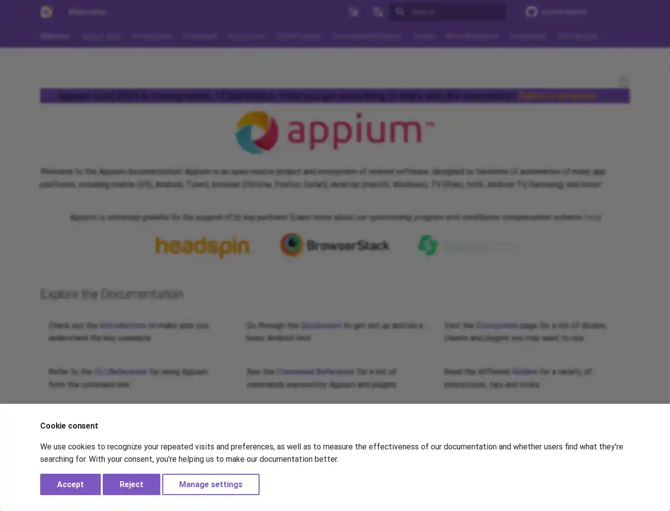 Desktop Screenshot for appium.io