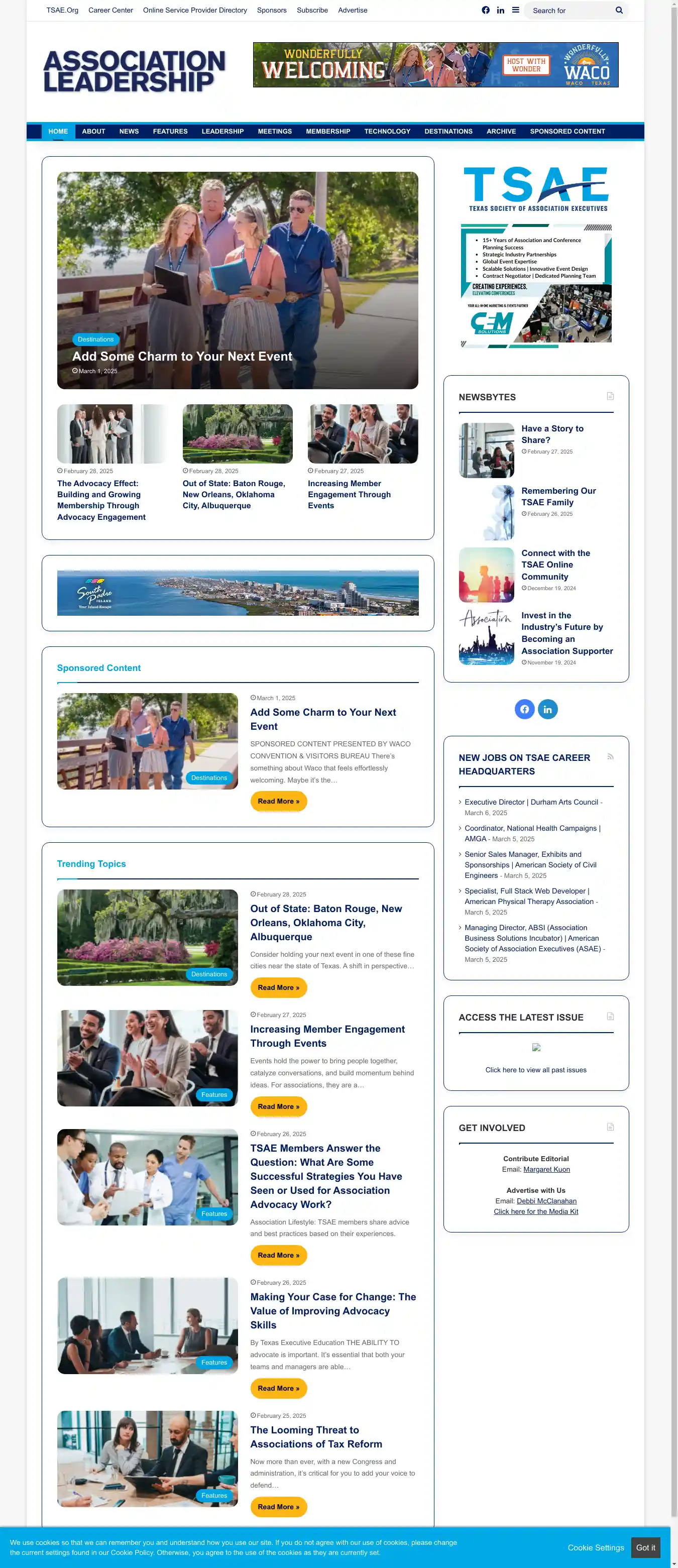 Desktop Screenshot for associationleadershipmagazine.com