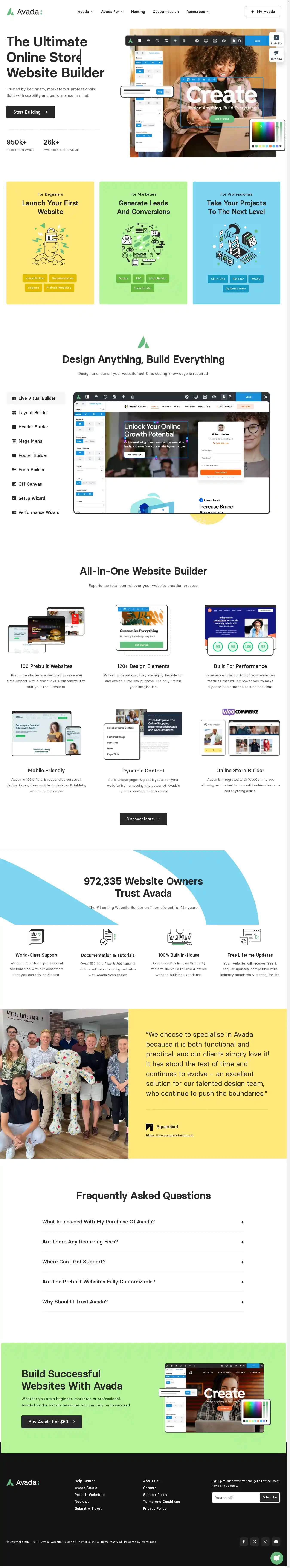 Desktop Screenshot for avada.com