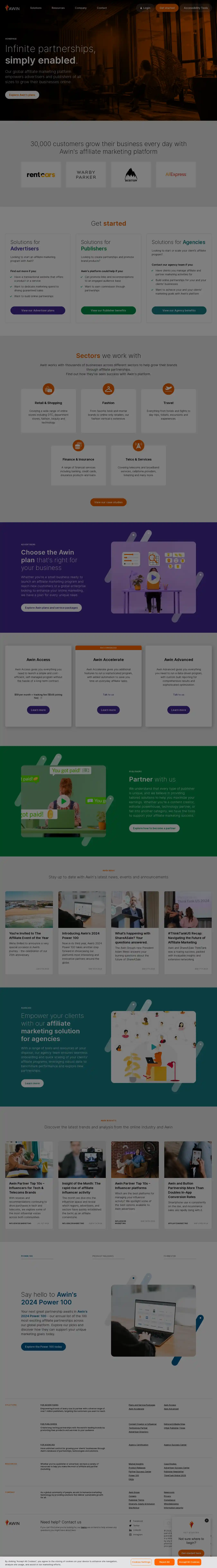 Desktop Screenshot for awin.com