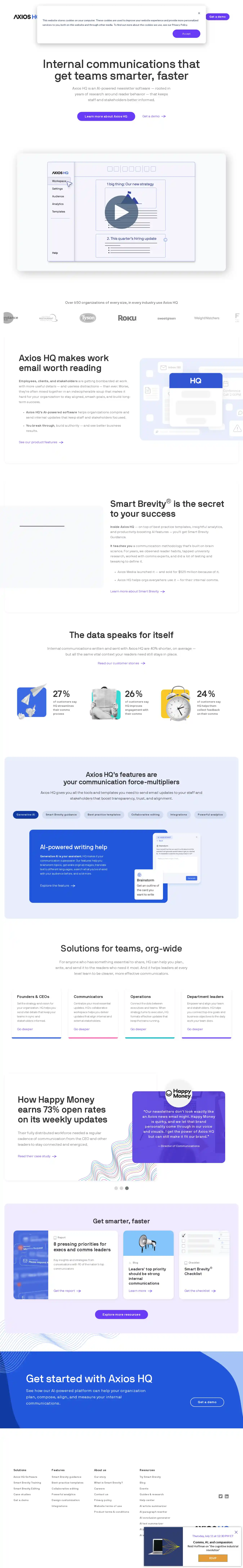 Desktop Screenshot for axioshq.com