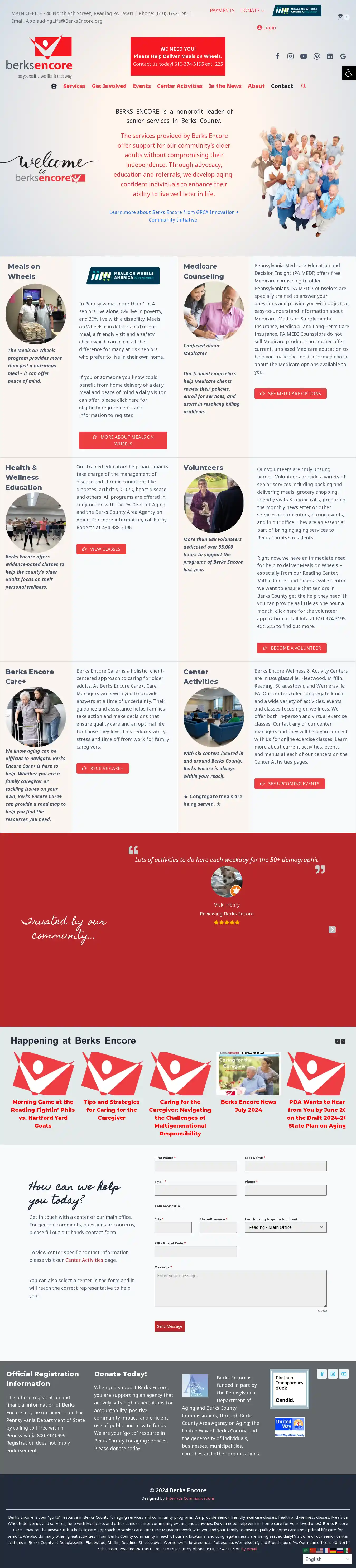 Desktop Screenshot for berksencore.org