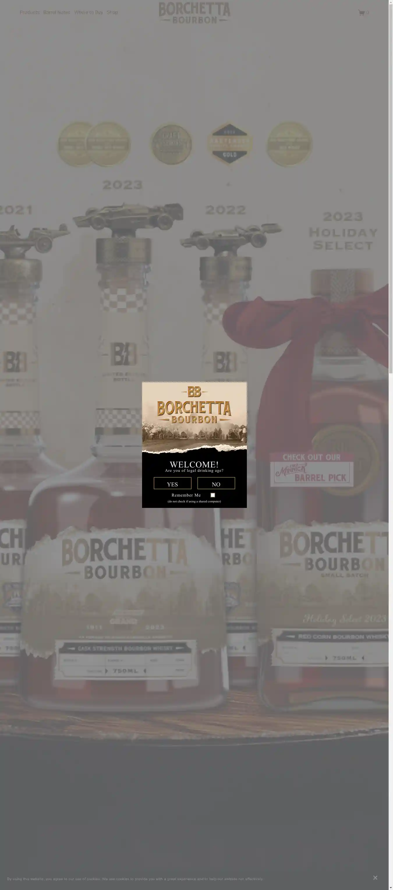 Desktop Screenshot for borchettabourbon.com