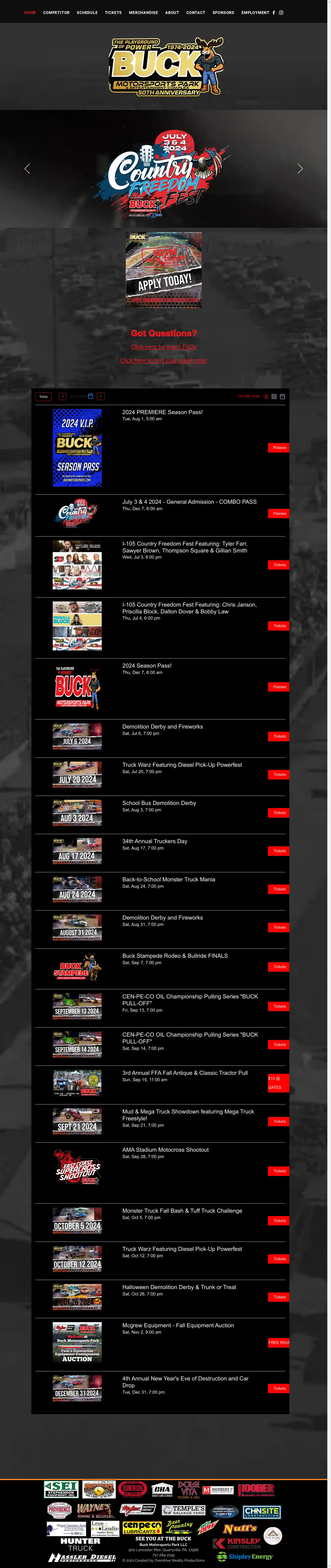 Desktop Screenshot for buckmotorsports.com