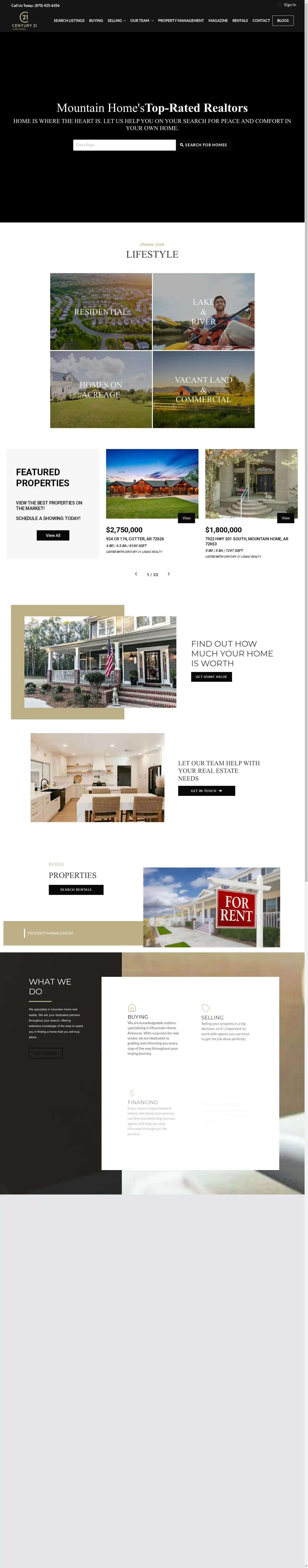Desktop Screenshot for century21lemac.com