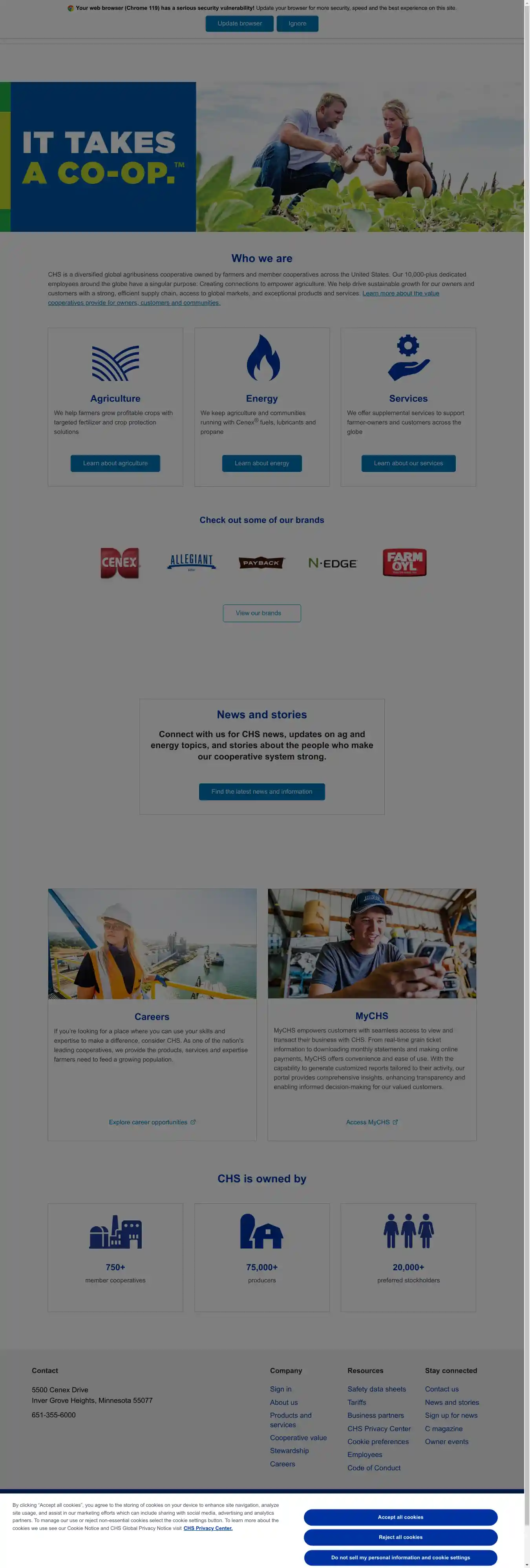 Desktop Screenshot for chsinc.com
