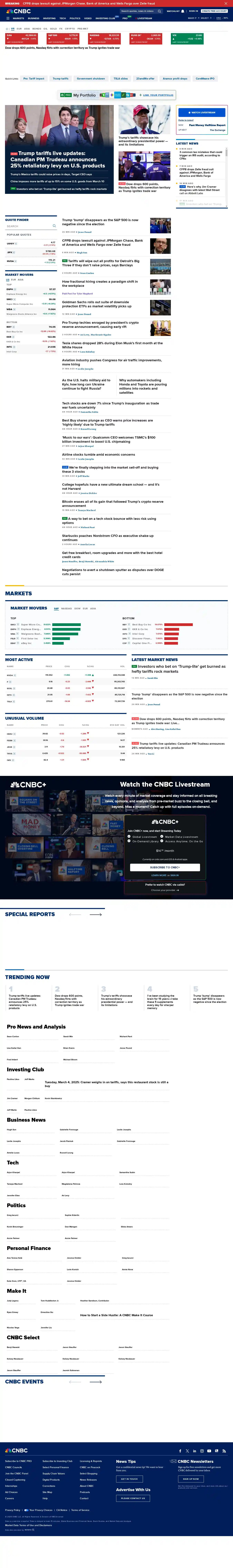 Desktop Screenshot for cnbc.com
