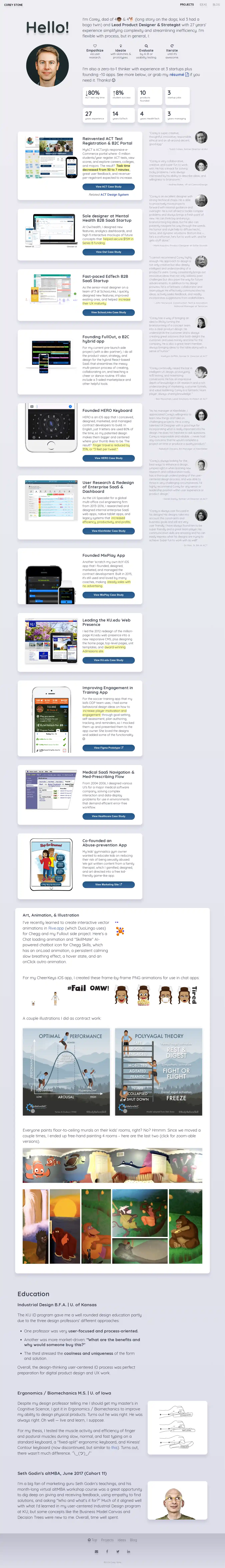Desktop Screenshot for coreystone.com