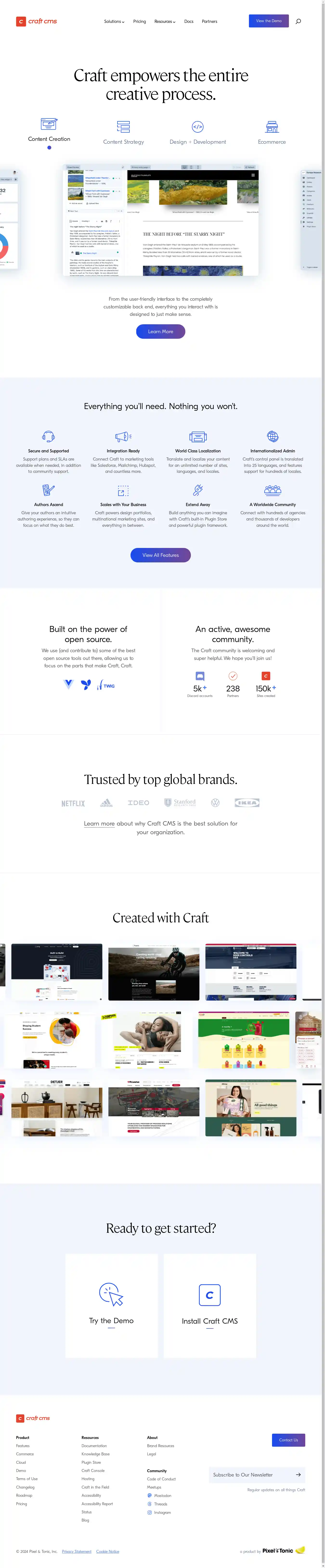 Desktop Screenshot for craftcms.com