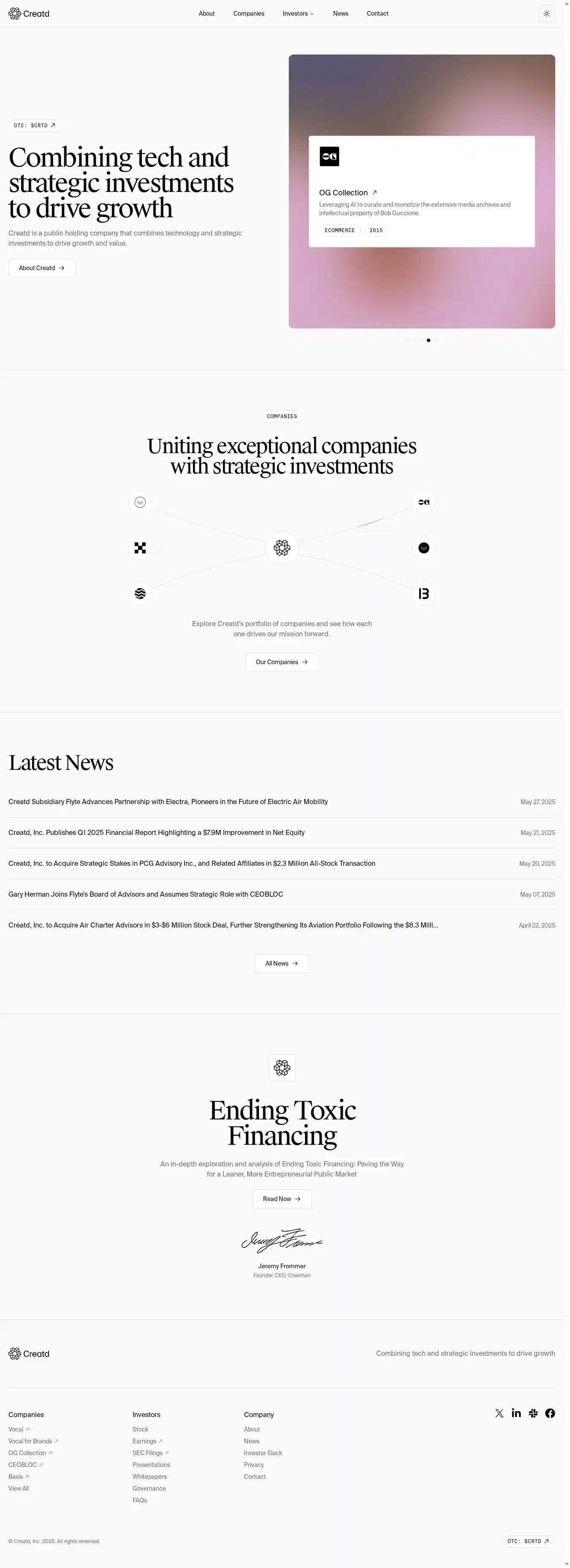 Desktop Screenshot for creatd.com