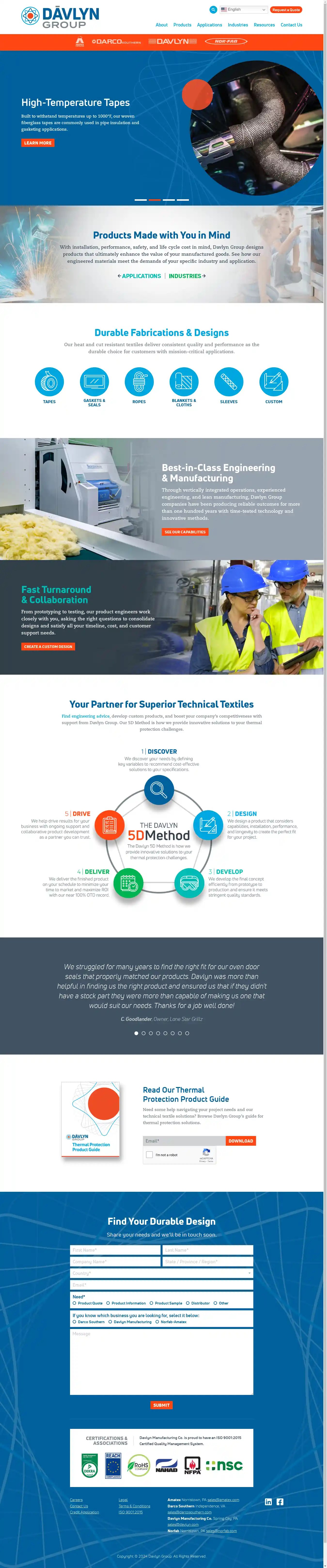 Desktop Screenshot for davlyngroup.com