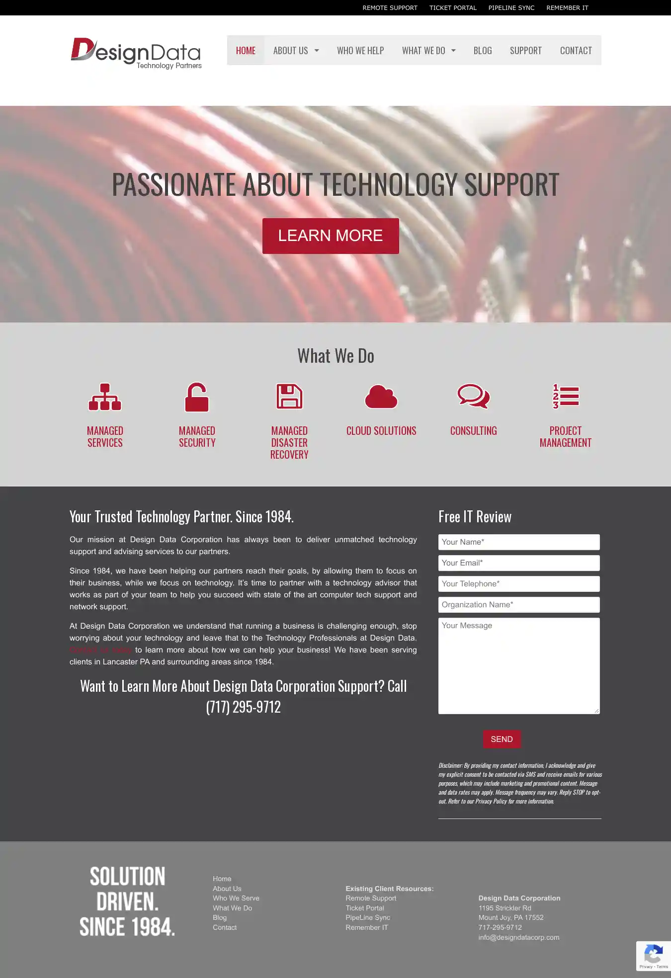 Desktop Screenshot for designdatacorp.com