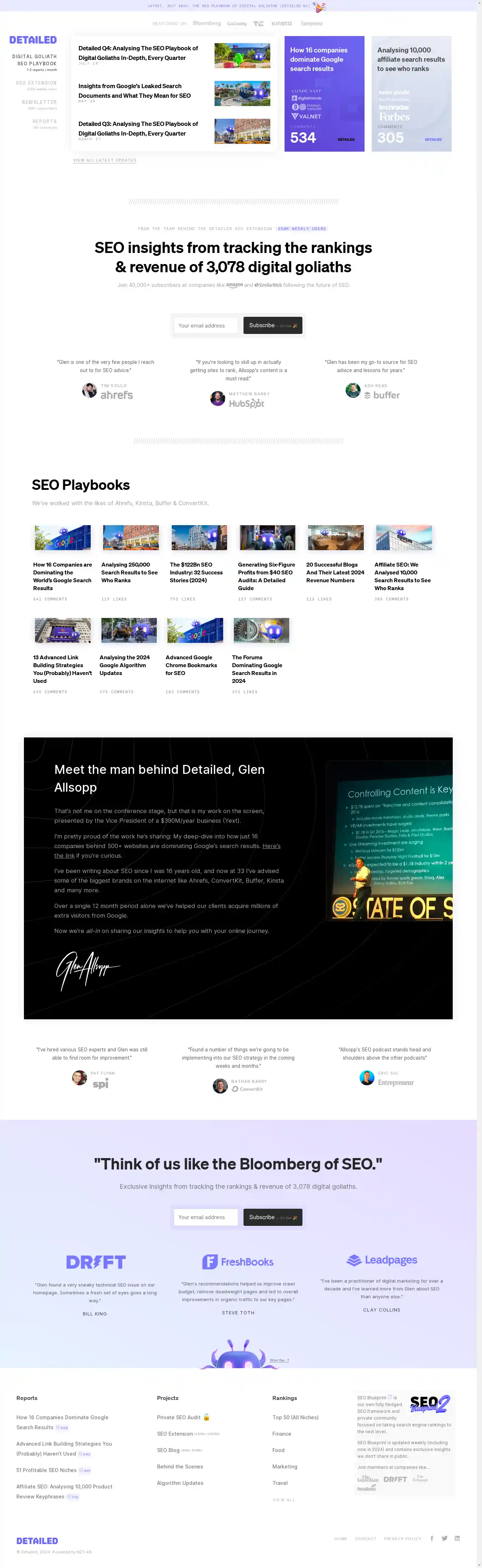 Desktop Screenshot for detailed.com