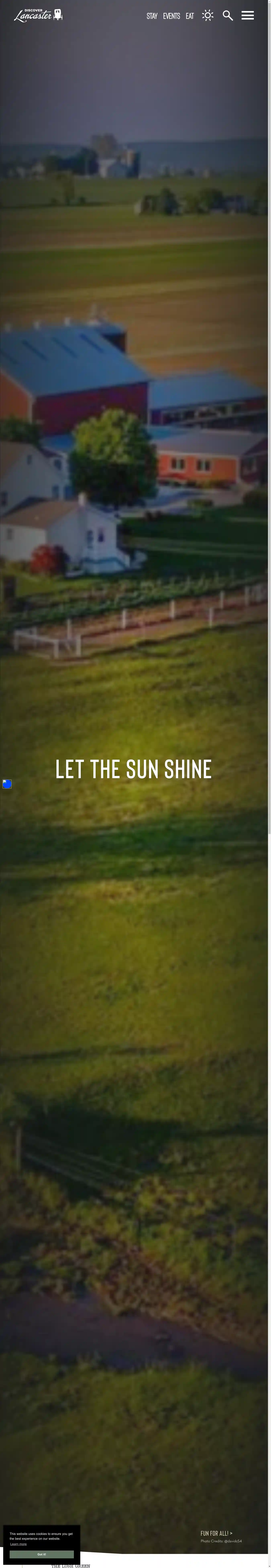 Desktop Screenshot for discoverlancaster.com