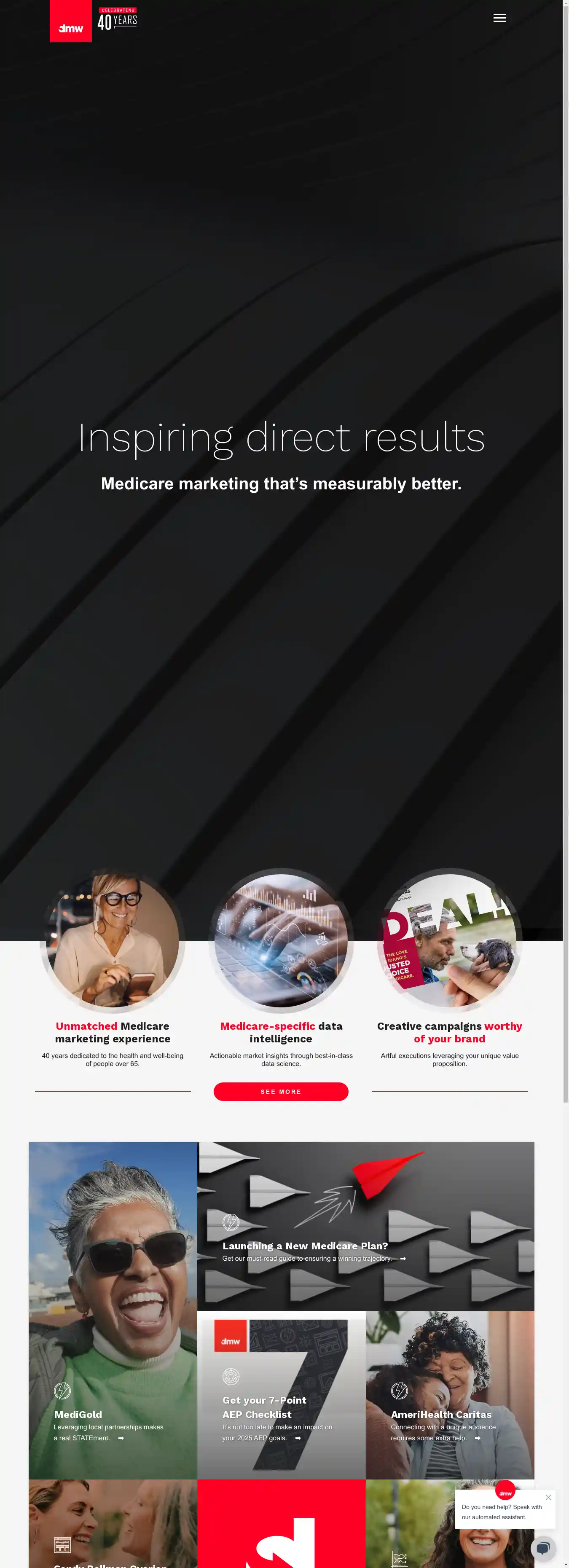 Desktop Screenshot for dmwdirect.com