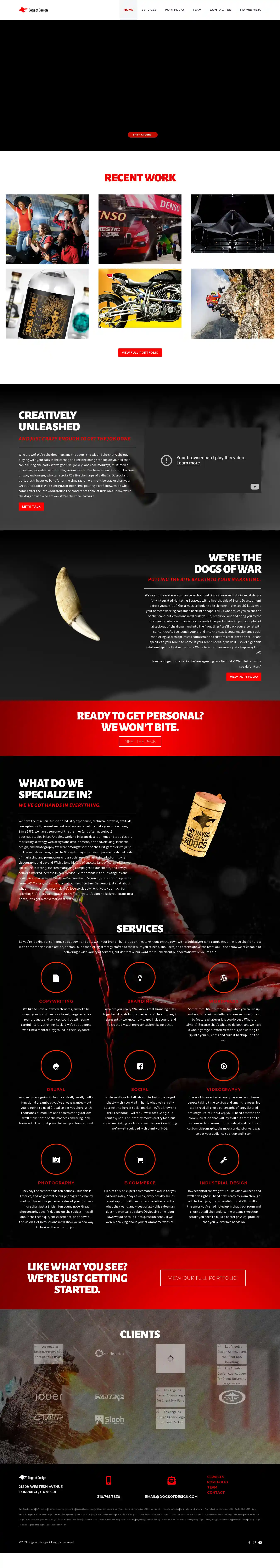 Desktop Screenshot for dogsofdesign.com