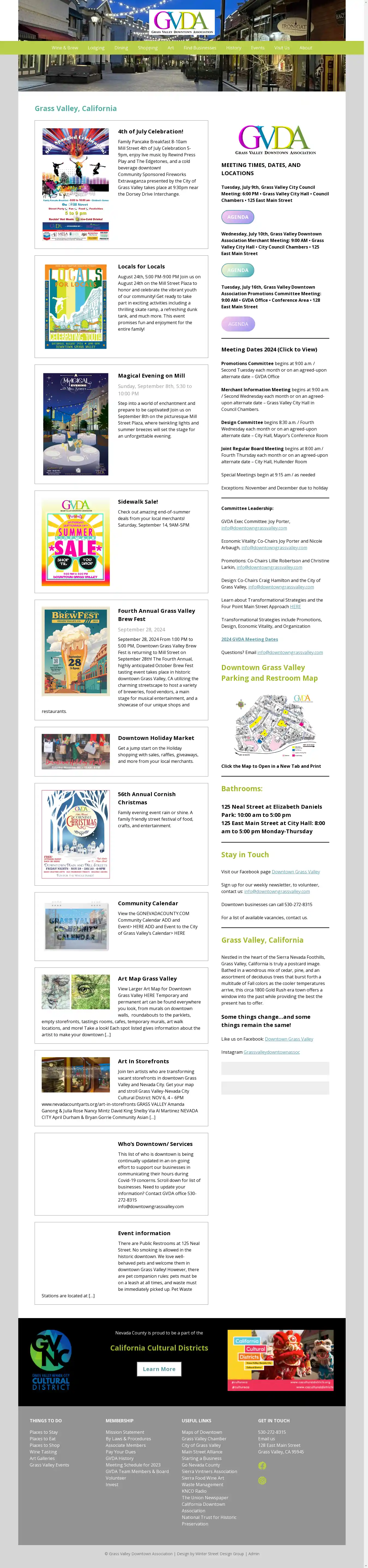 Desktop Screenshot for downtowngrassvalley.com