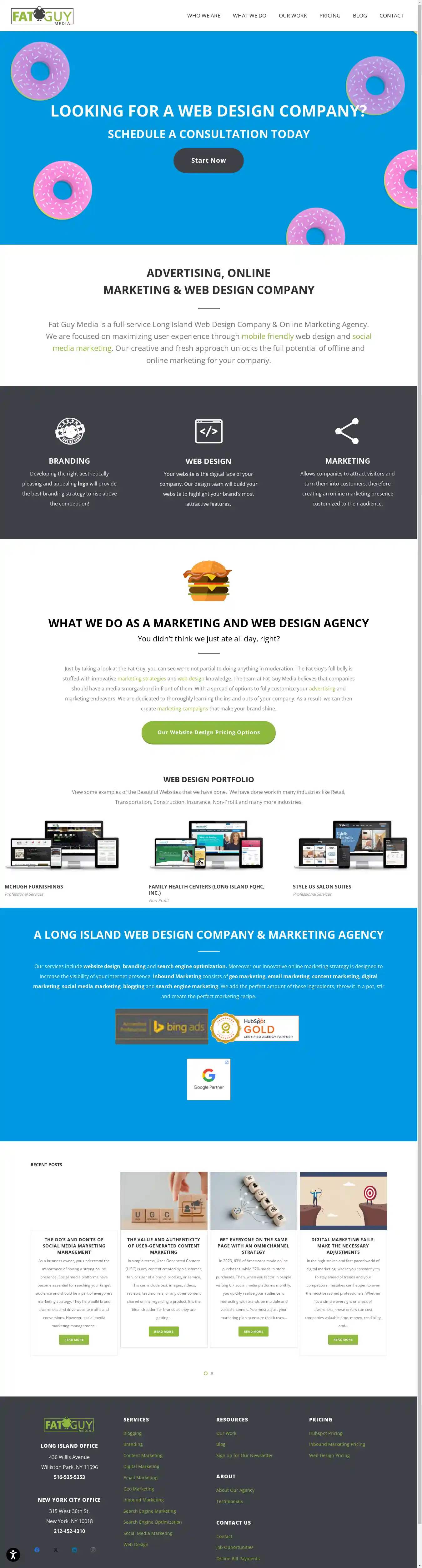 Desktop Screenshot for fatguymedia.com