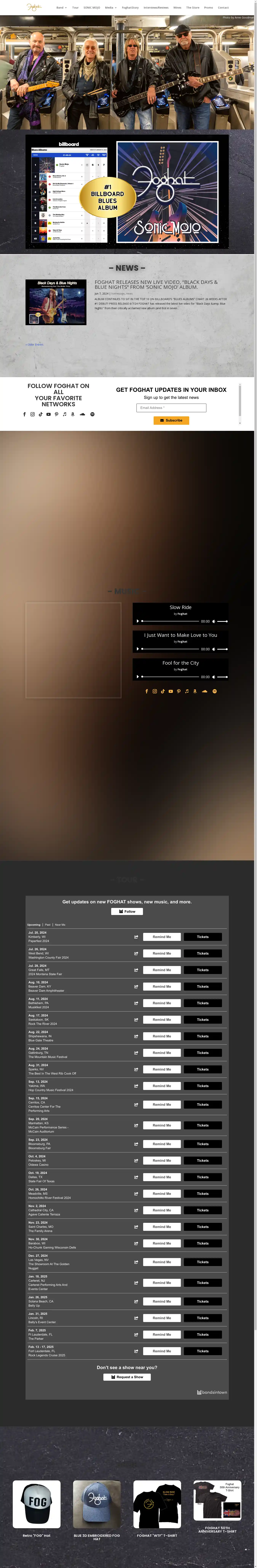 Desktop Screenshot for foghat.com