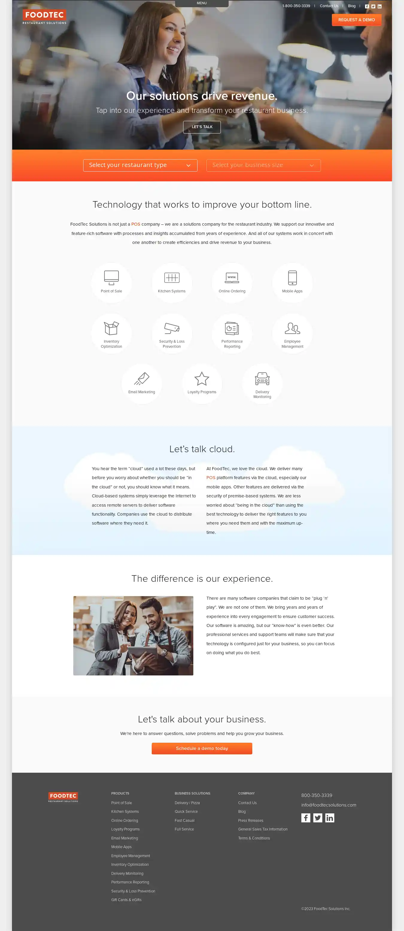 Desktop Screenshot for foodtecsolutions.com