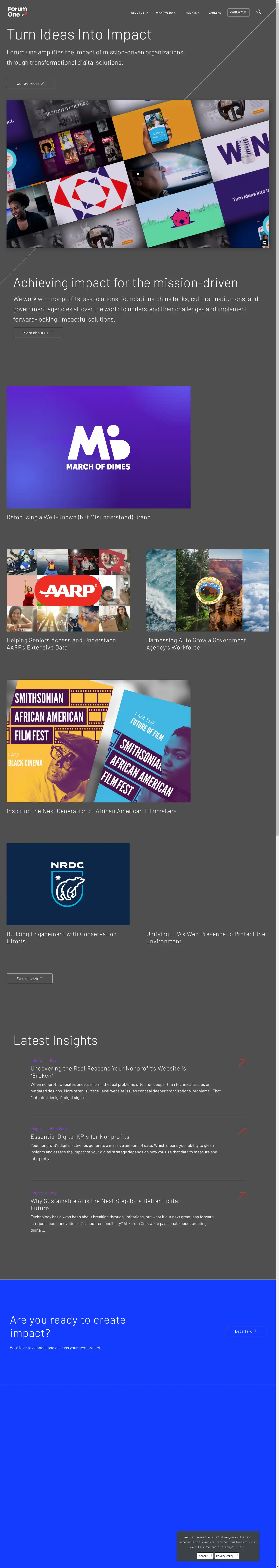 Desktop Screenshot for forumone.com