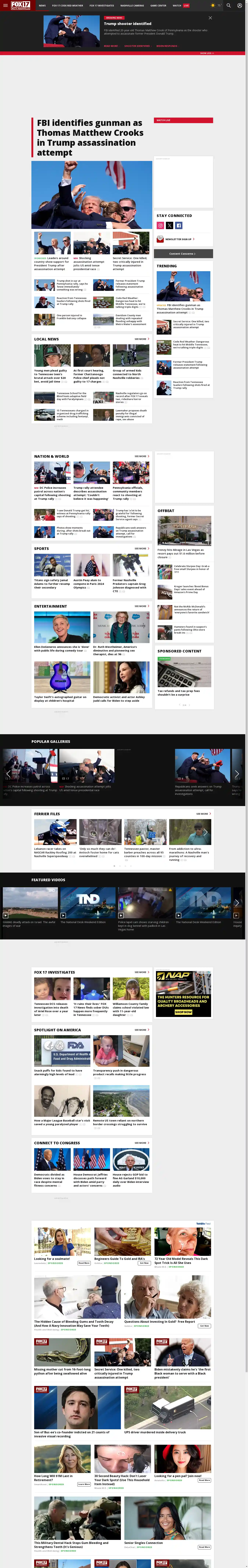 Desktop Screenshot for fox17.com