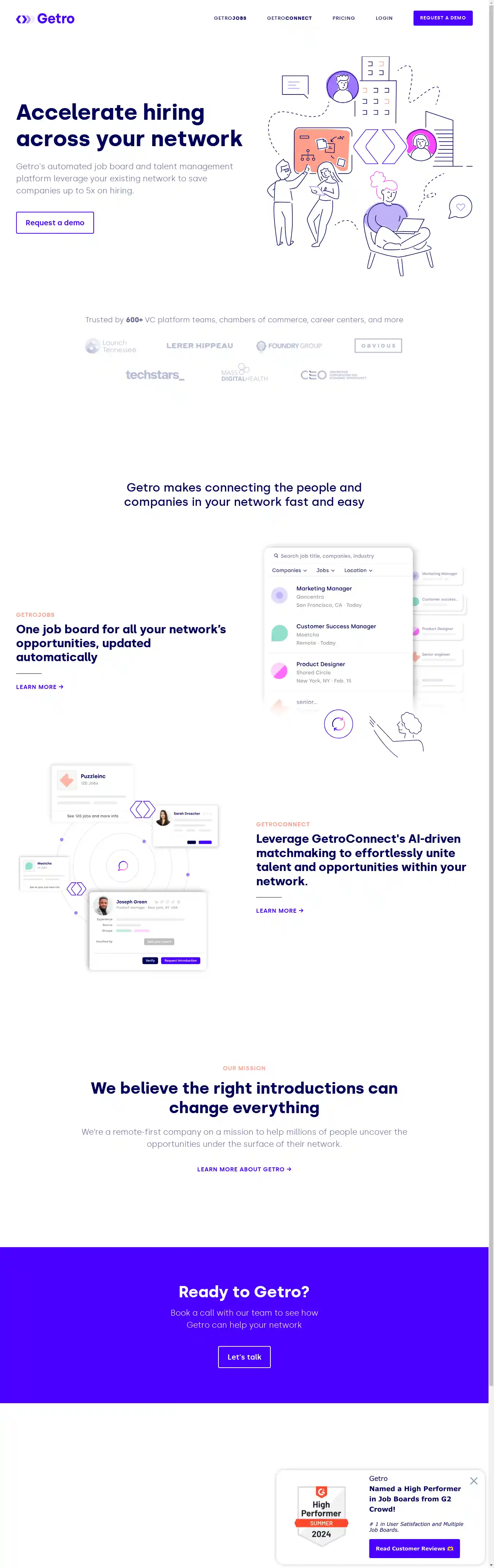 Desktop Screenshot for getro.com