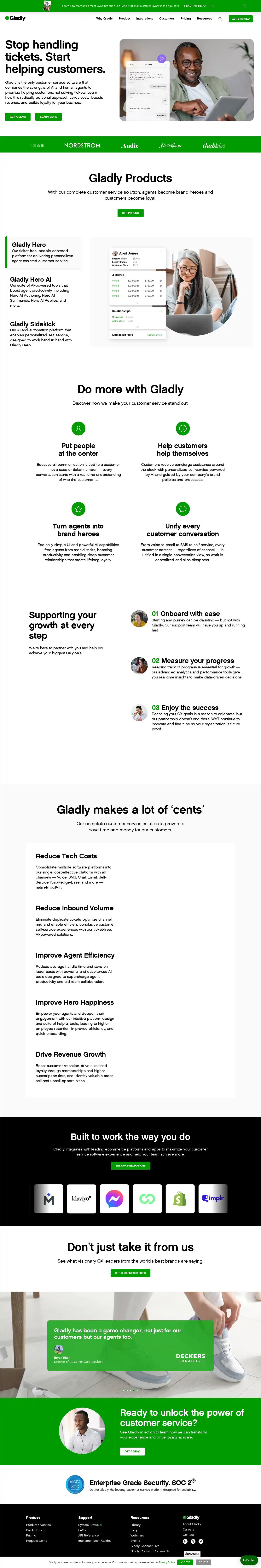 Desktop Screenshot for gladly.com