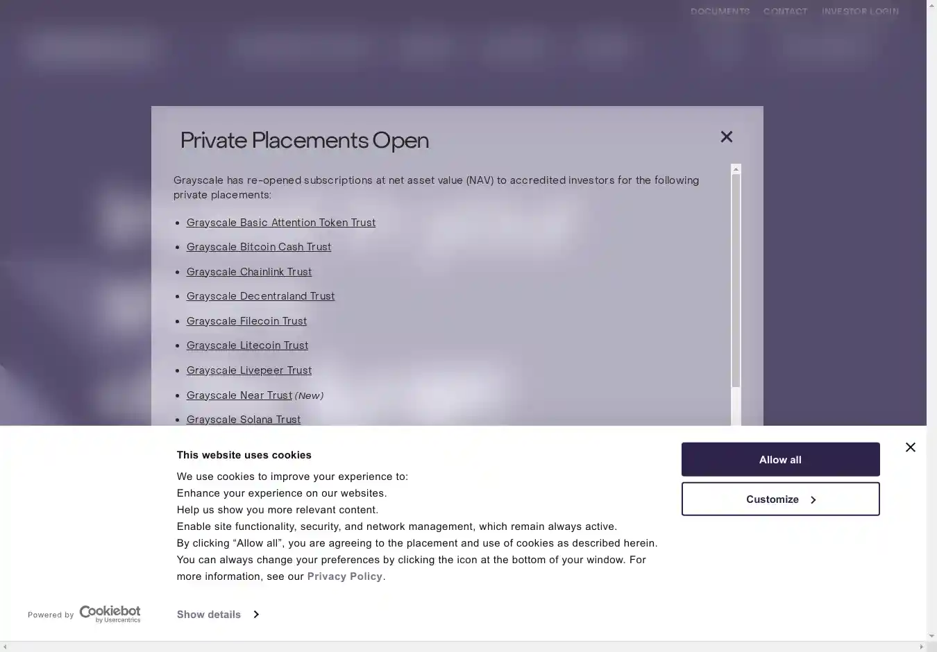 Desktop Screenshot for grayscale.com