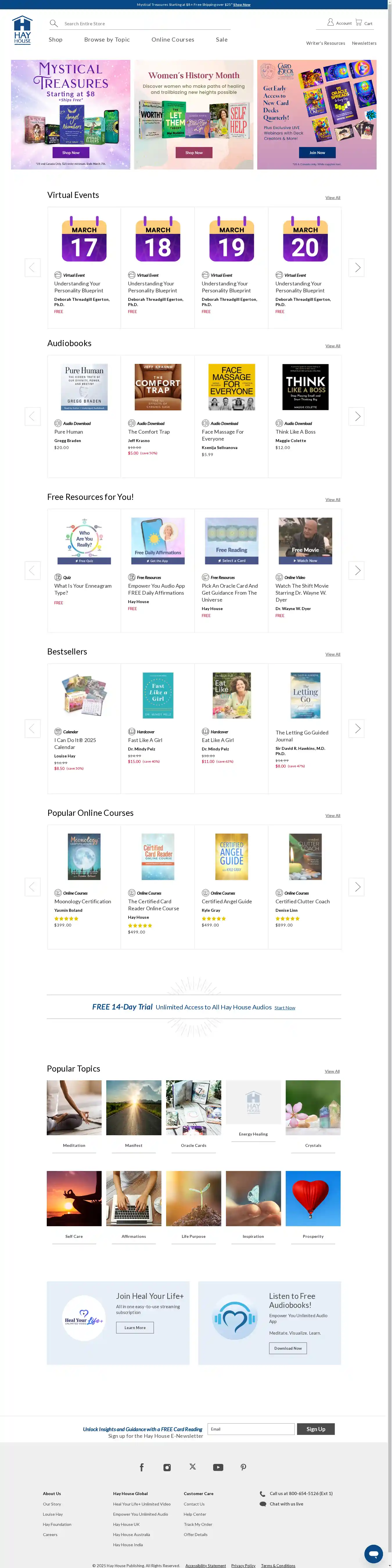 Desktop Screenshot for hayhouse.com