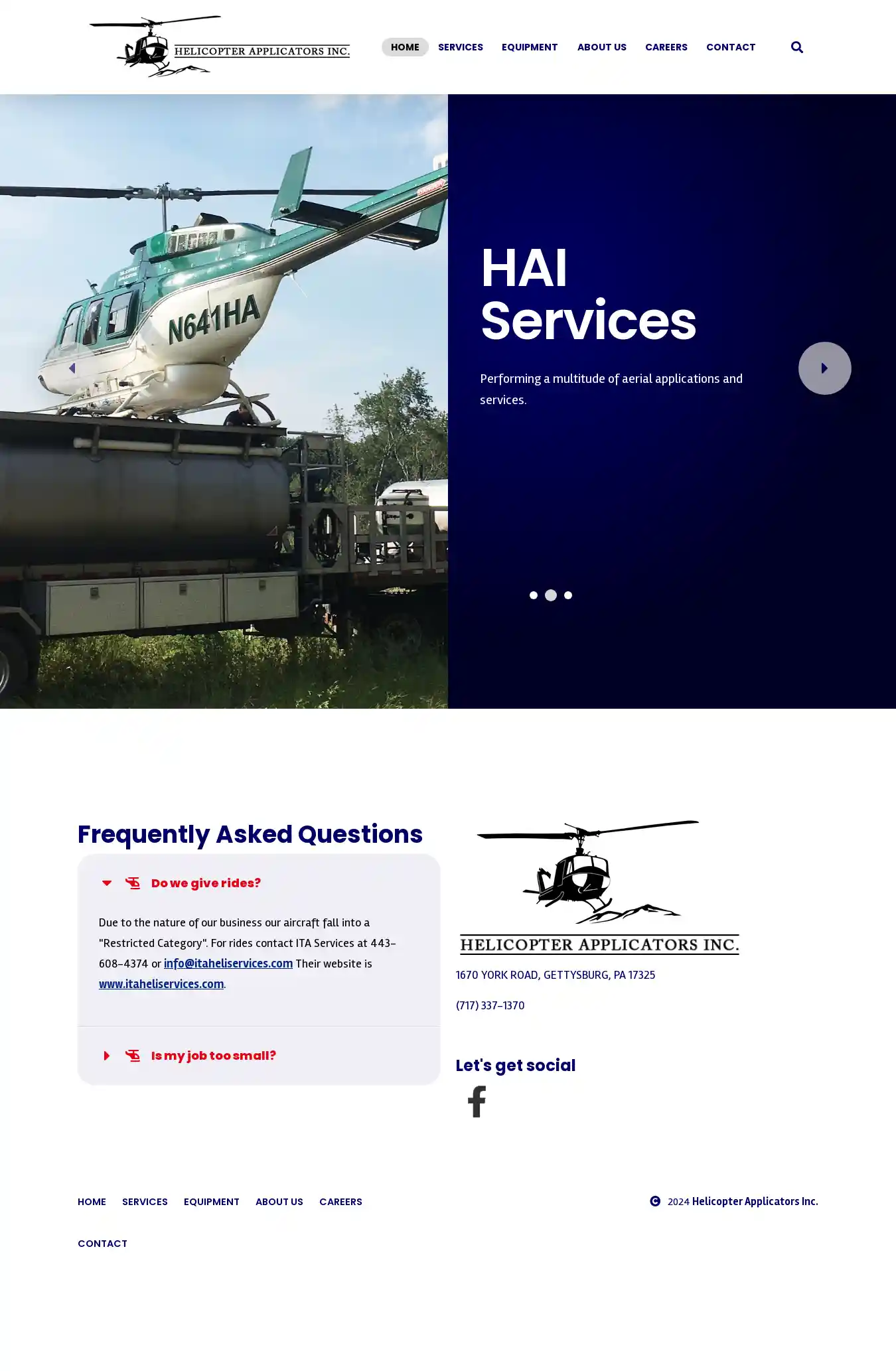 Desktop Screenshot for helicopterapplicators.com