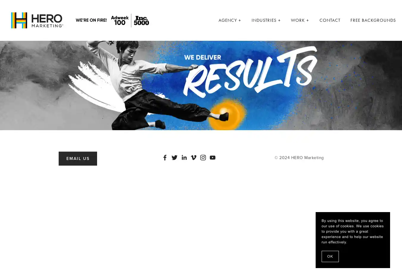 Desktop Screenshot for heromarketing.com