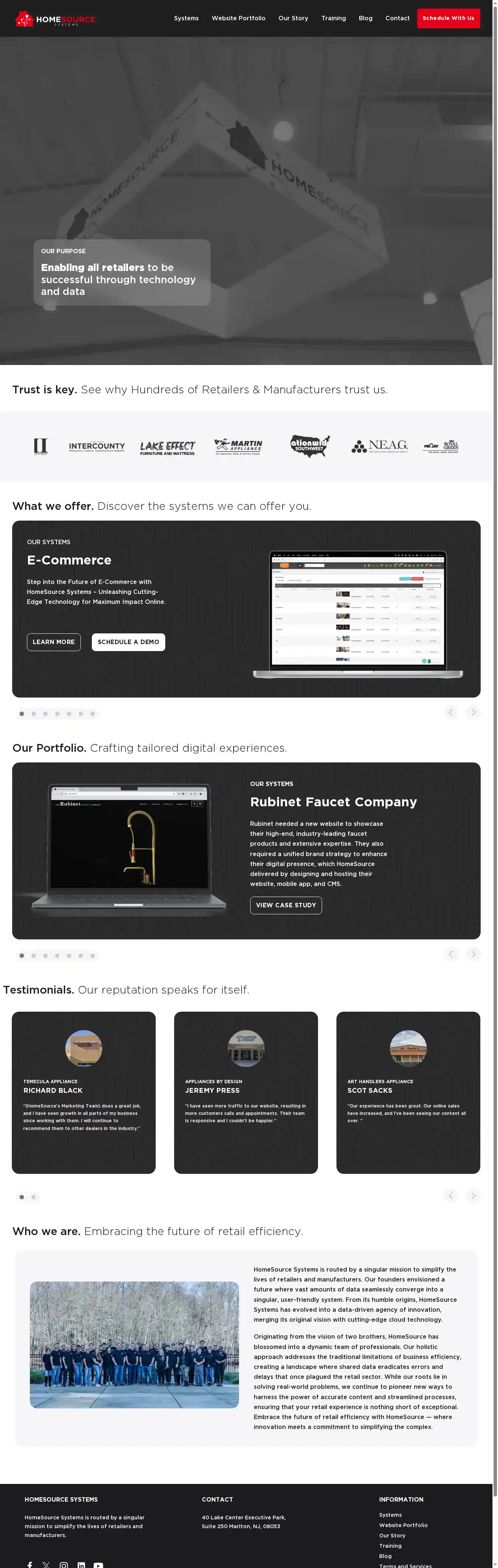 Desktop Screenshot for homesourcesystems.com