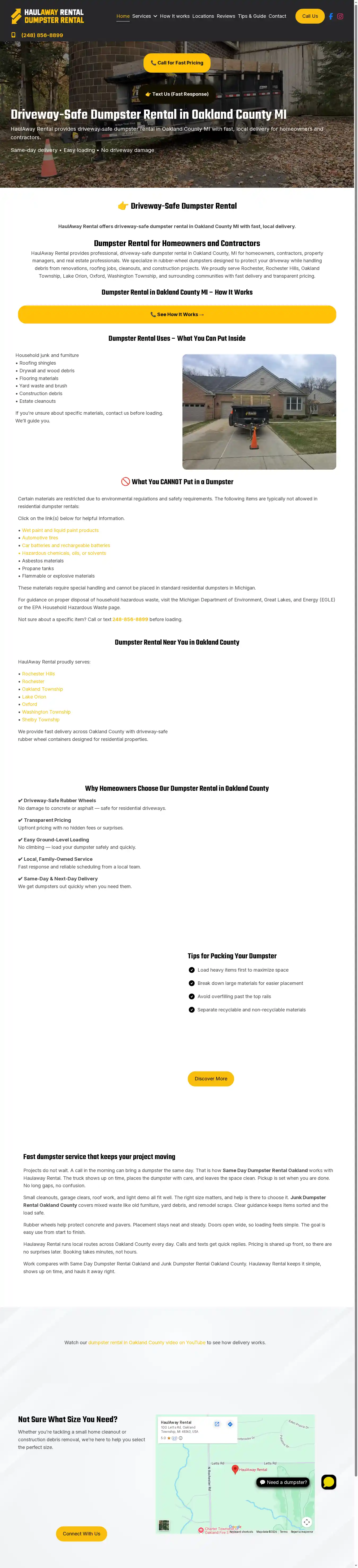 Desktop Screenshot for haulawayrental.com