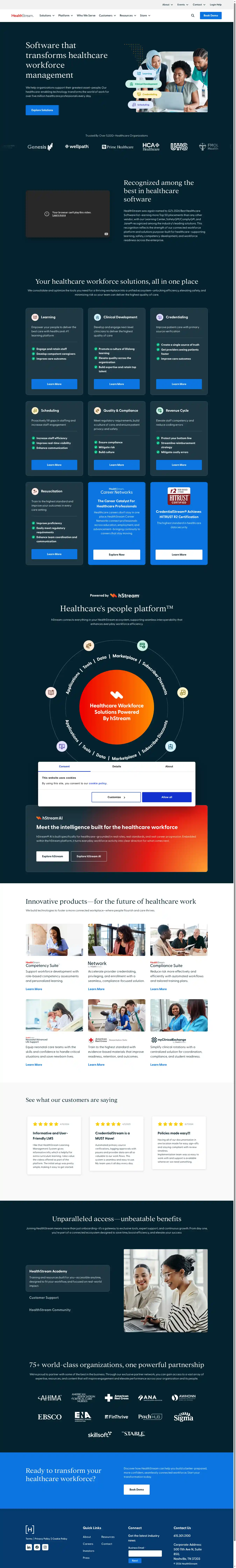 Desktop Screenshot for healthstream.com