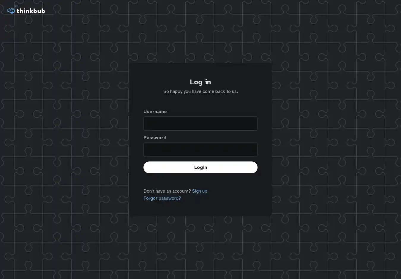 Desktop Screenshot for thinkbub.com