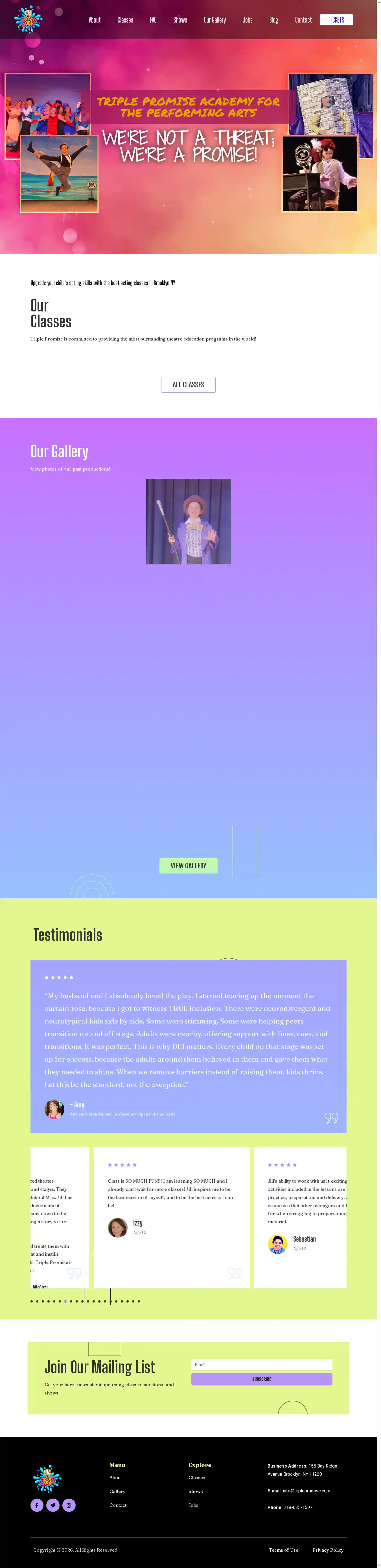 Desktop Screenshot for triplepromise.com