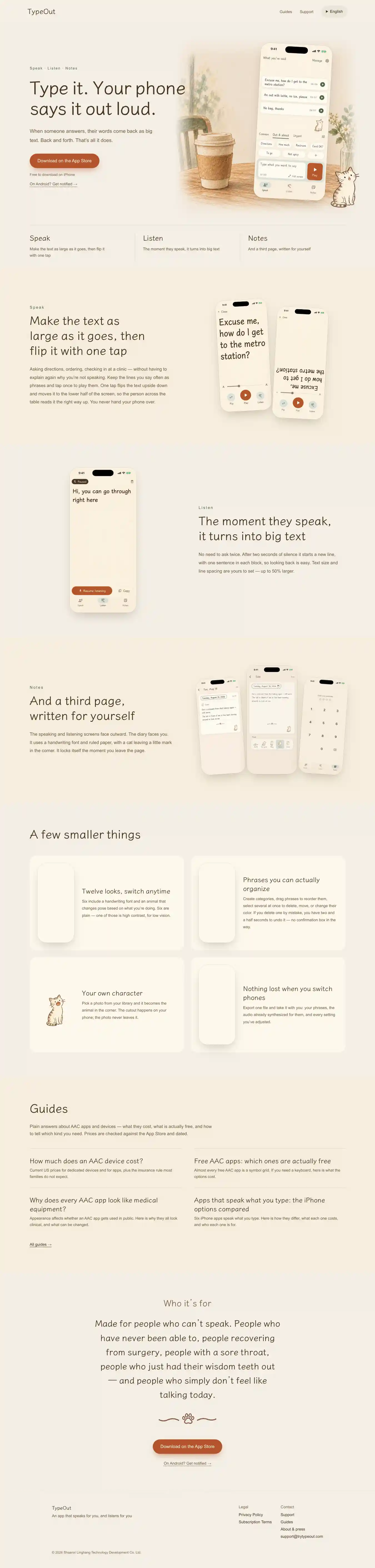 Desktop Screenshot for trytypeout.com