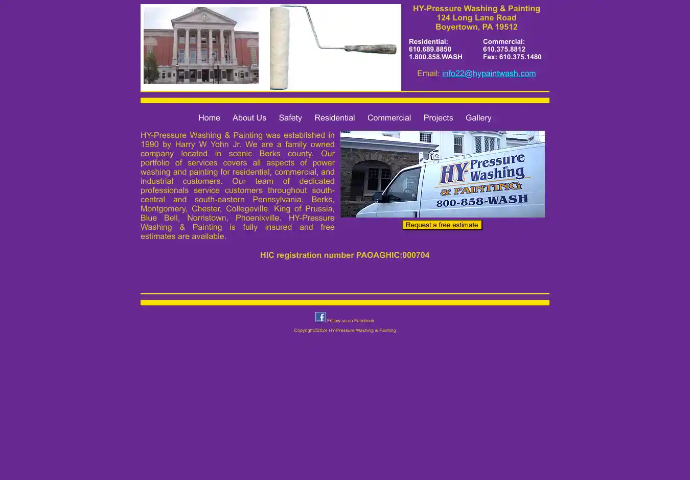 Desktop Screenshot for hypaintwash.com