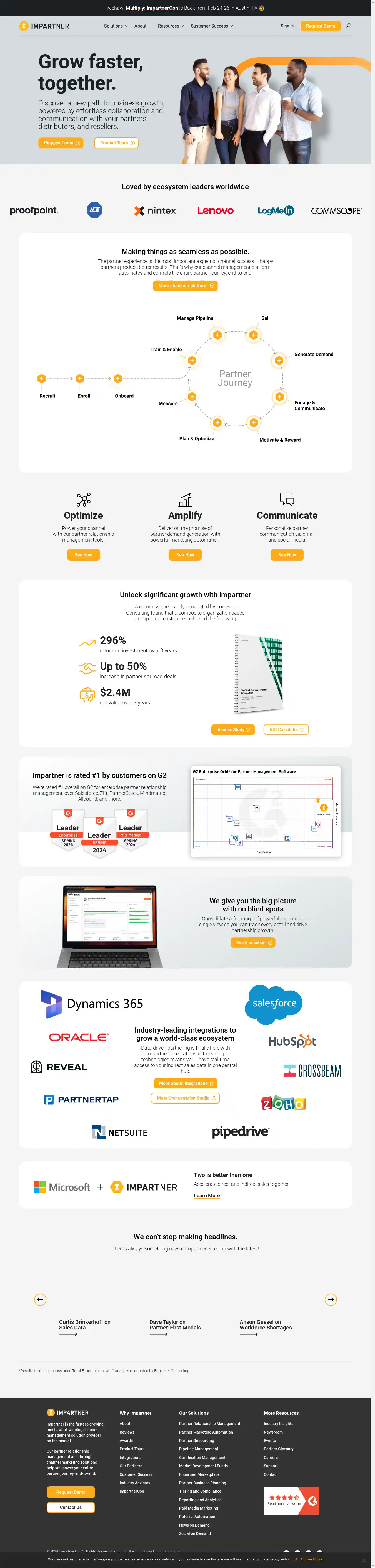 Desktop Screenshot for impartner.com