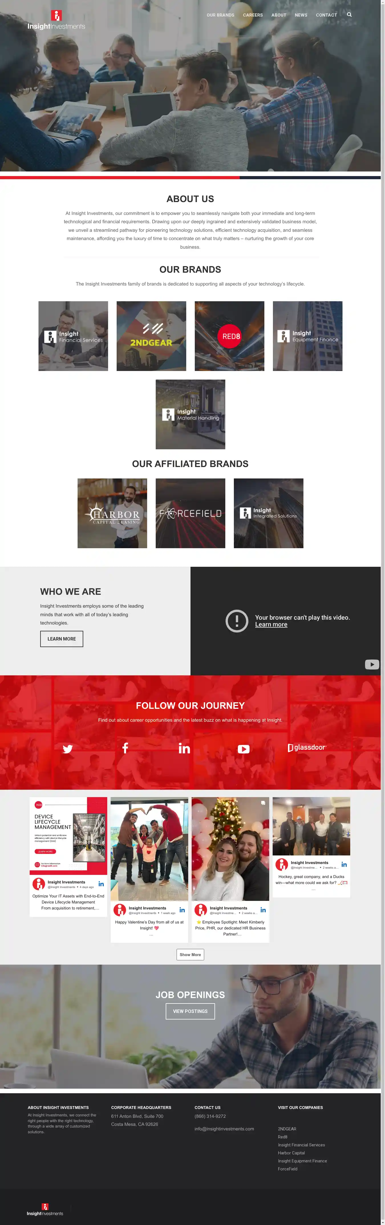 Desktop Screenshot for insightinvestments.com