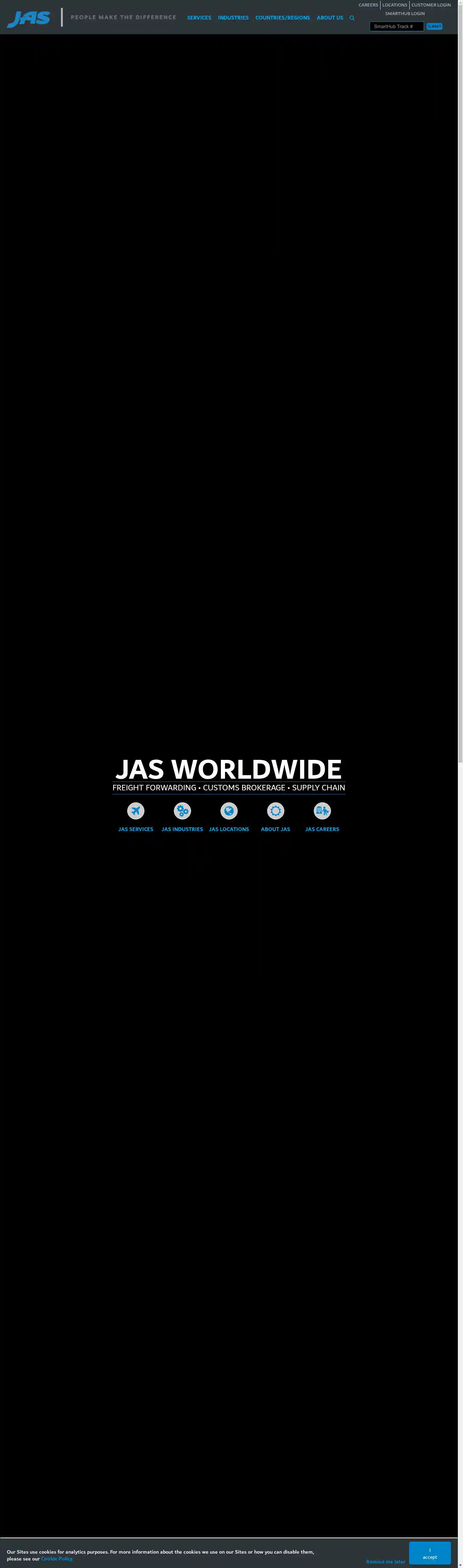 Desktop Screenshot for jas.com