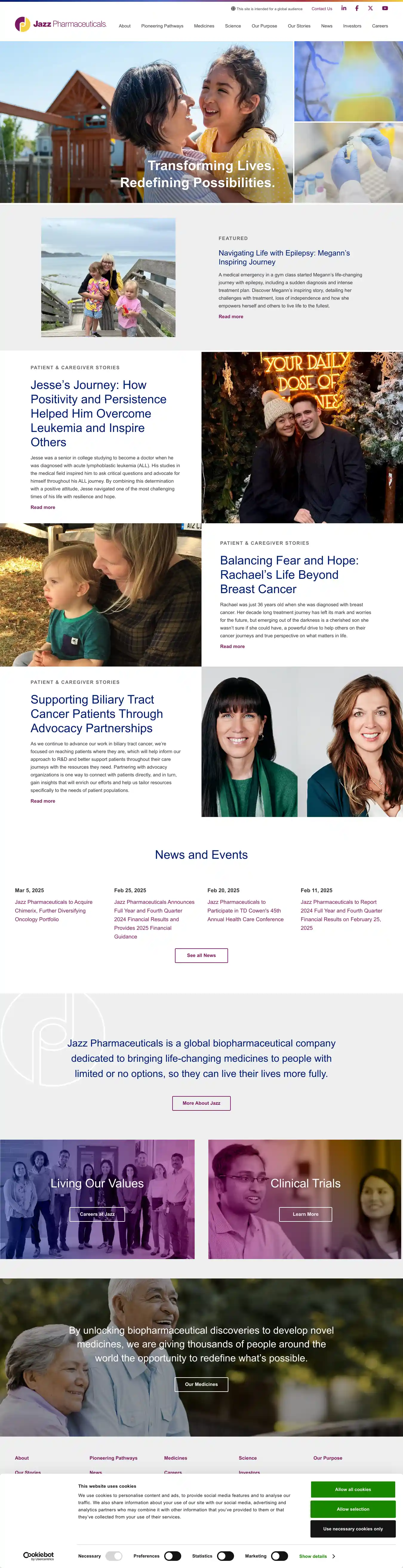 Desktop Screenshot for jazzpharma.com