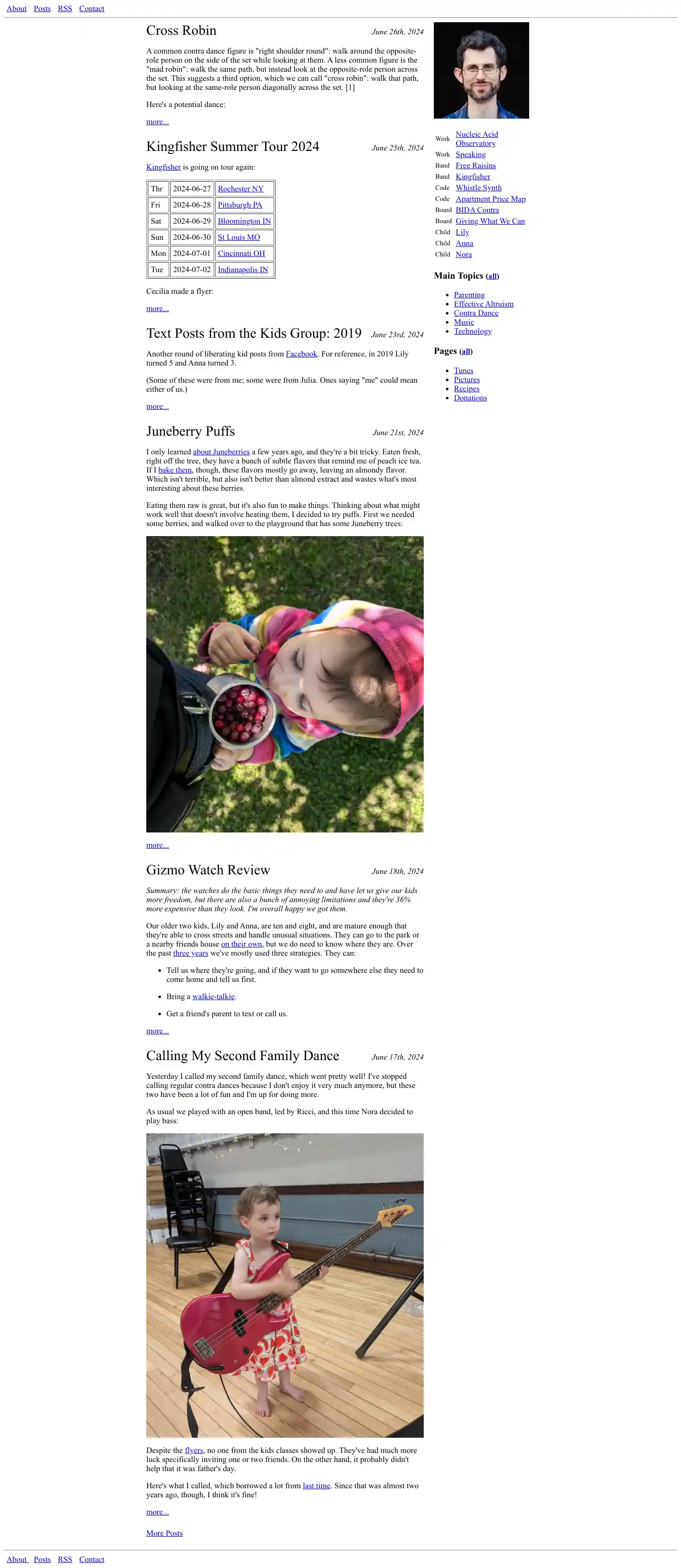 Desktop Screenshot for jefftk.com