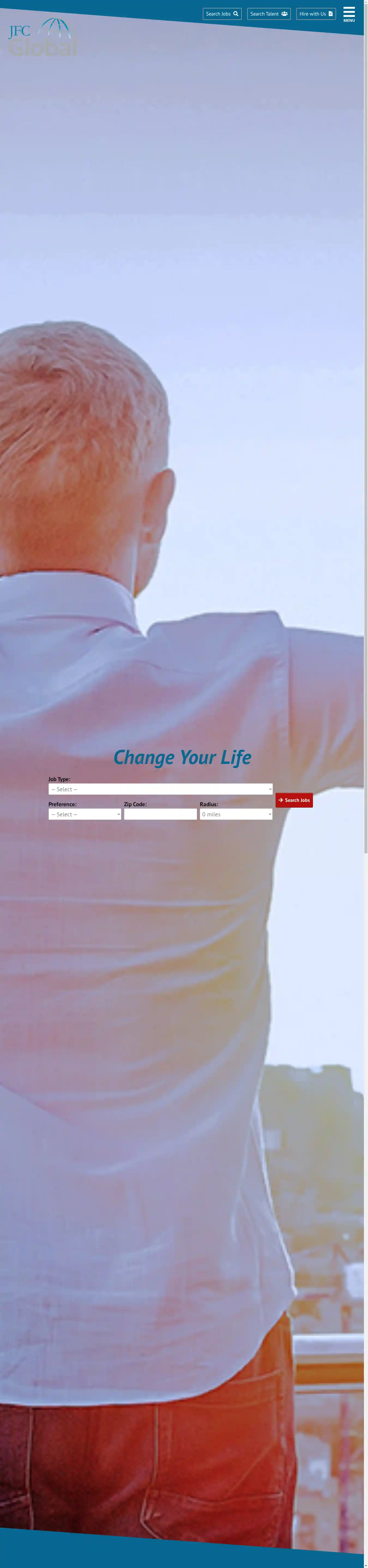 Desktop Screenshot for jfcglobal.com