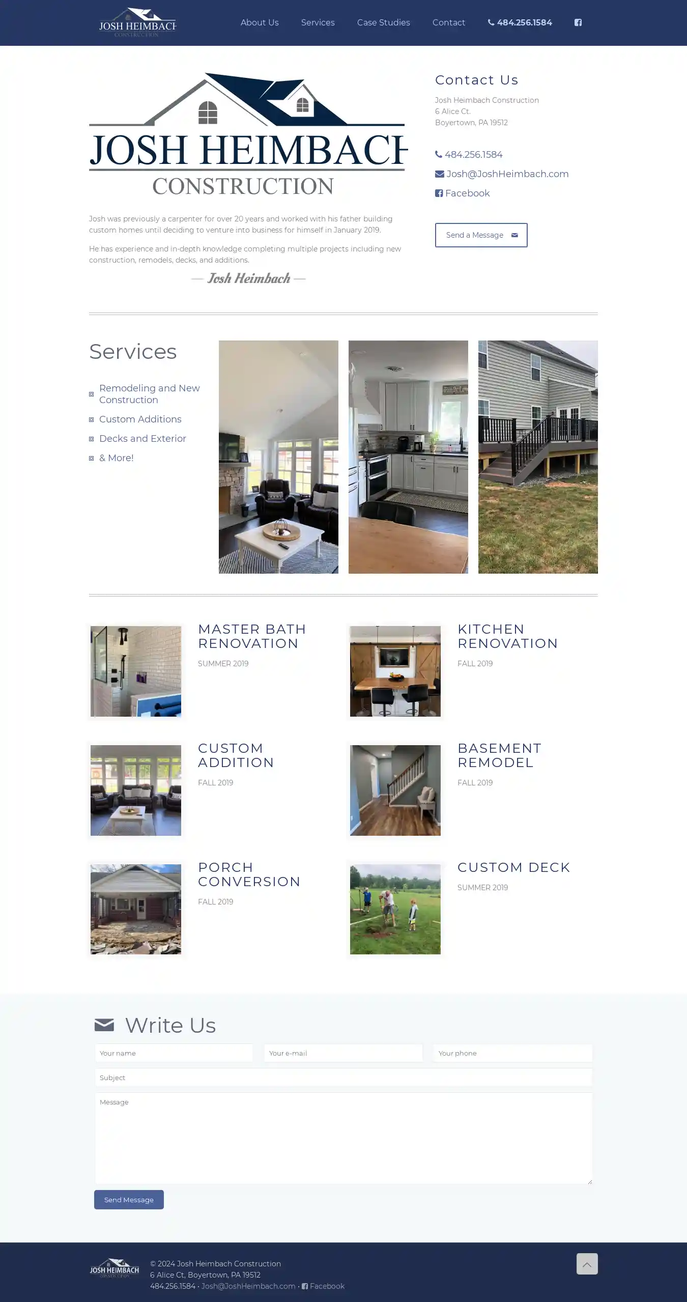 Desktop Screenshot for joshheimbach.com