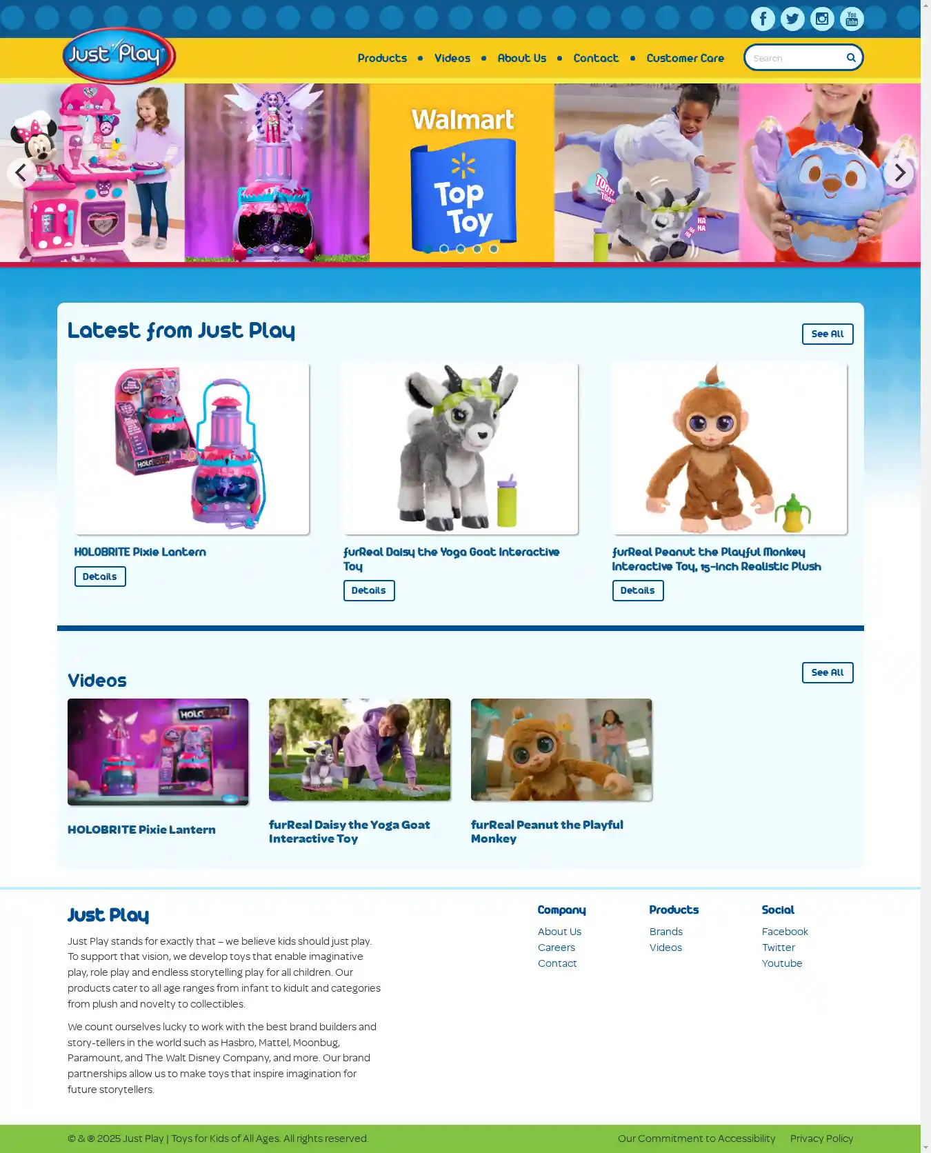 Desktop Screenshot for justplayproducts.com