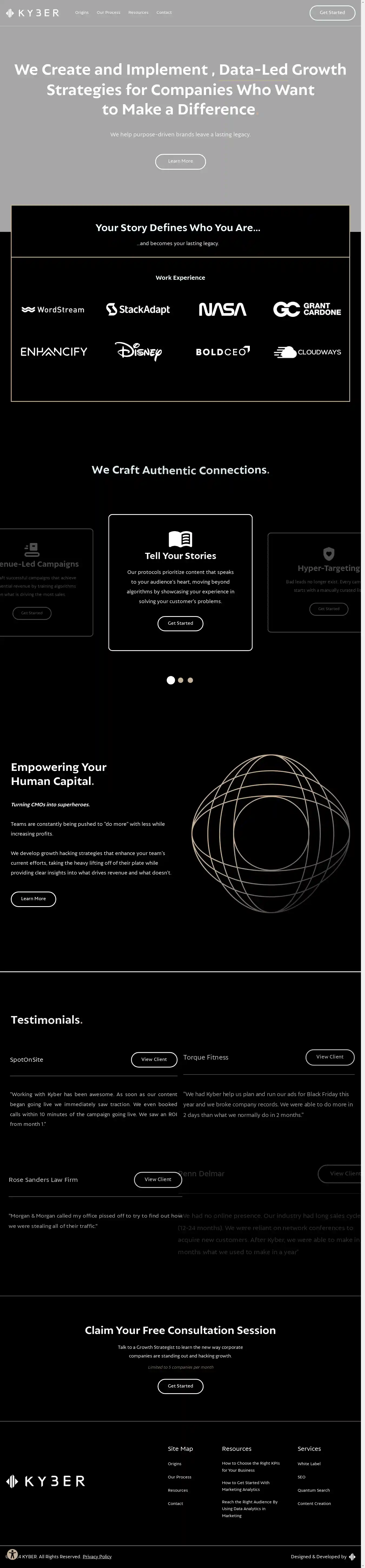 Desktop Screenshot for kyber.consulting